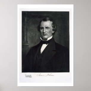 アンドリュー・ジョンソン(1808-75年の)、国連の第17大統領 ポスター