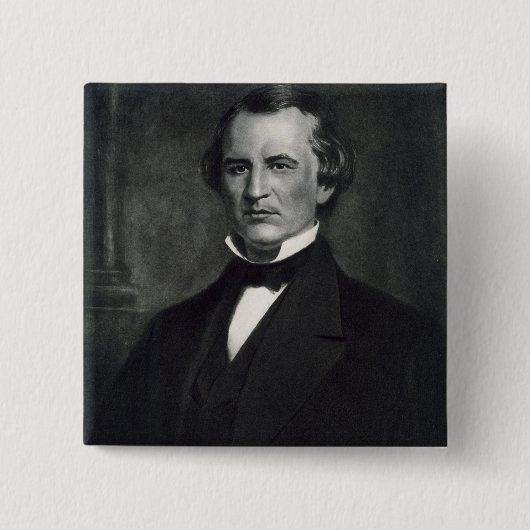 アンドリュー・ジョンソン(1808-75年の)、国連の第17大統領 缶バッジ (正面)