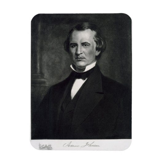 アンドリュー・ジョンソン(1808-75)、第17回国連大統領 マグネット (縦)