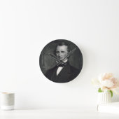 アンドリュー・ジョンソン(1808-75)、第17回国連大統領 ラウンド壁時計 (ホーム)