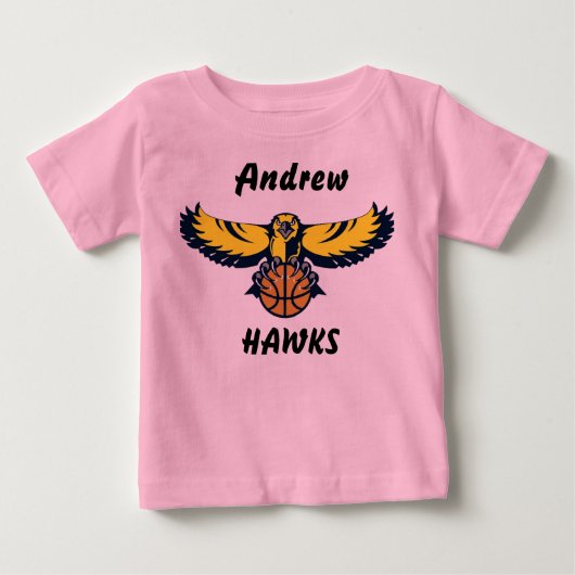 アンドリュー・ホーク2、ホークス ベビーTシャツ (正面)