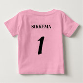 アンドリュー・ホーク2、ホークス ベビーTシャツ (裏面)