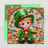アンドリュー 〜 誕生日カード 〜 セントパトリックの日コスチューム 〜 (正面/裏面)