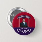 アンドリューCuomo 20 20 缶バッジ (正面&裏面)