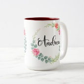 アンドレアのマグカップ15oz (詳細オプションを参照) ツートーンマグカップ (正面右)