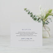 アンドレアグレーエレガントなウェディングフォイルエンクロージャカード 箔招待状ポストカード (立ち正面)