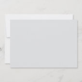 アンドレアグレーエレガントな結婚式 招待状 (裏面)