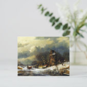 アンドレアスシェルフアウトオランダランドスケープと姿 ポストカード (スタンド正面)