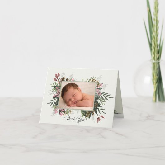 アンドレアス折り畳み写真サンキューカード サンキューカード (正面)