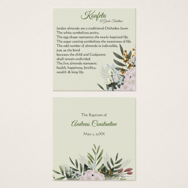 アンドレアス・クーフェタカード (正面&裏面)