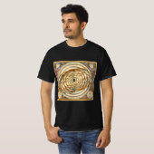 アンドレアス・セラリウスによるヴィンテージ天文学軌道惑星 Tシャツ (正面フル)