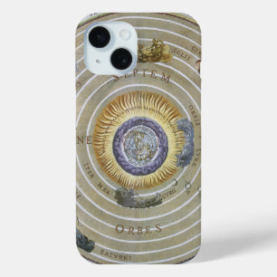 アンドレアス・セラリウスによるヴィンテージ・プトレマイオス天球図 iPhone 15ケース
