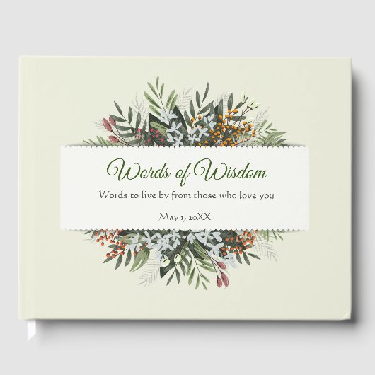 アンドレアス「知恵の言葉」ゲストキープソークブック ゲストブック (正面)