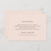 アンドレアタンエレガントウェディング エンクロージャーカード (正面/裏面)