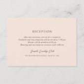 アンドレアタンエレガントウェディング エンクロージャーカード (正面)