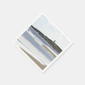 アンドレアブランド#2ポファム – ストーミーポファムビーチ，メイン スタンダードカクテルナプキン (角)