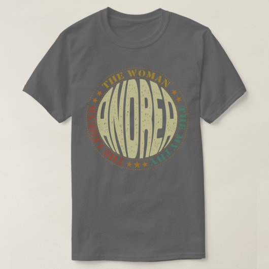 アンドレア名 Tシャツ (デザイン正面)