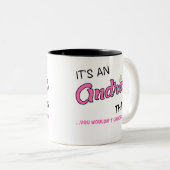 アンドレア君には分からないこと ツートーンマグカップ (正面右)