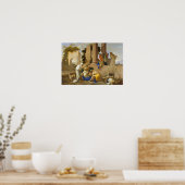 アンドレア・ディ・リオーネ – Tobit Burying the Dead ポスター (キッチン)