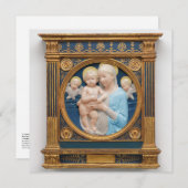 アンドレア・デッラ・ロビアc1485マドンナと子供 シーズンカード (正面/裏面)