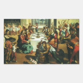 アンドレア・ボスコリによるカーナの結婚、ルネサンス美術 長方形シール (正面)