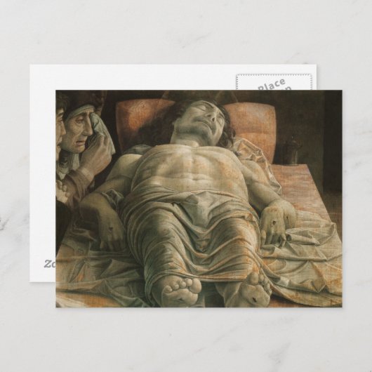 アンドレア・マンテグナによるキリストの嘆き ポストカード (正面/裏面)