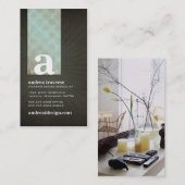 アンドレア・モノグラム・ビジネス・カード 名刺 (正面/裏面)