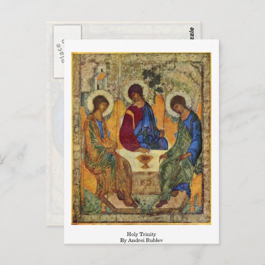 アンドレイルブレフによる神聖な三位一体 ポストカード (正面/裏面)