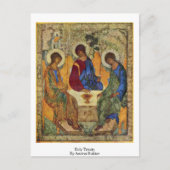 アンドレイルブレフによる神聖な三位一体 ポストカード (正面)