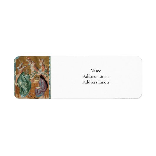 アンドレイ・ルブレフによる伝道者の聖ヨハネ ラベル (正面)