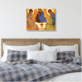 アンドレイ・ルブレフによる聖なる三位一体 キャンバスプリント (インサイチュ (寝室))