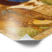 アンドレイ・ルブレフ聖三位一体アイコン正統な宗教 フォトプリント            (角)