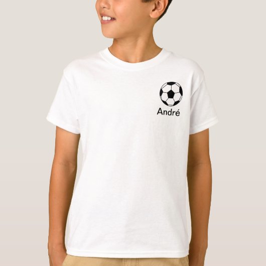 アンドレ・フテボル・サッカー Tシャツ (正面)