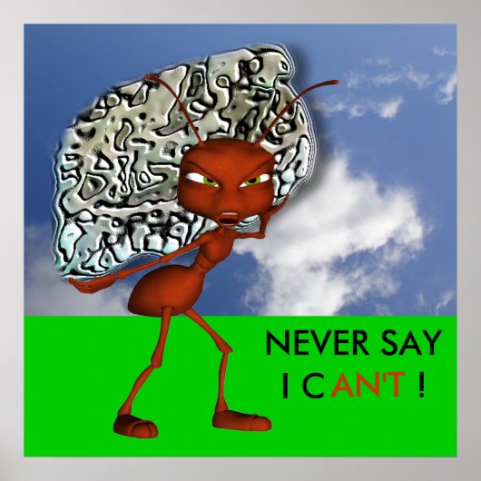 アンドレThe Ant Will Power Poster ポスター (正面)