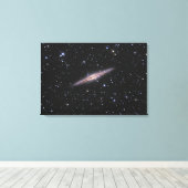 アンドロのNGC 891スパイラル銀河系のエッジオンビュー キャンバスプリント (インサイチュ (ウッドフロア))