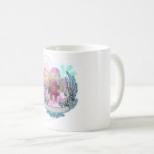 アンドロイドは翼を与えます コーヒーマグカップ (正面右)