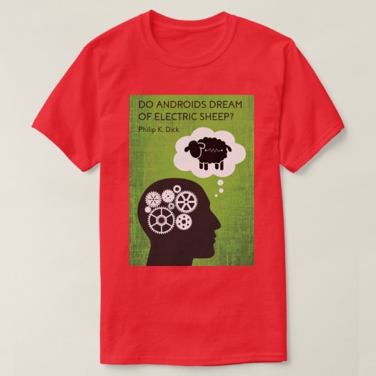 アンドロイドは電気羊の夢を見る Tシャツ (デザイン正面)