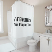 アンドロイドも人だ! シャワーカーテン (インサイチュ)