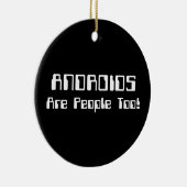 アンドロイドも人だ! セラミックオーナメント (右)