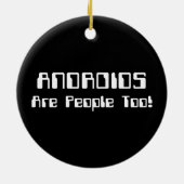 アンドロイドも人だ! セラミックオーナメント (裏面)