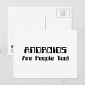 アンドロイドも人だ！ ポストカード (正面/裏面)