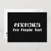 アンドロイドも人だ! ポストカード (正面/裏面)