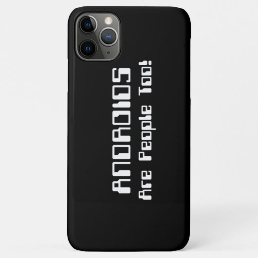 アンドロイドも人だ! Case-Mate iPhoneケース (裏面)