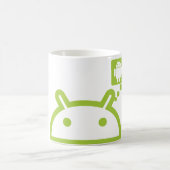 アンドロイドを考えて下さい コーヒーマグカップ (中央)