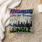 アンドロイドジャングル有名ミックステープ枕16インチx16 クッション (ブランケット)