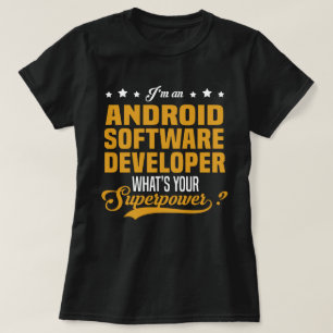 アンドロイドソフトウェア開発者 Tシャツ