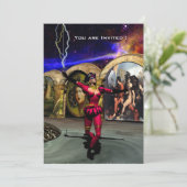 アンドロイドバレエ黒赤青空童話 招待状 (スタンド正面)