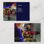 アンドロイドバレエ、ブルーサイエンスフィクション 名刺 (正面/裏面)