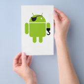 アンドロイドロボット強盗海賊 チラシ (ハンドル)