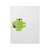 アンドロイドロボット強盗海賊 ノートパッド (回転)